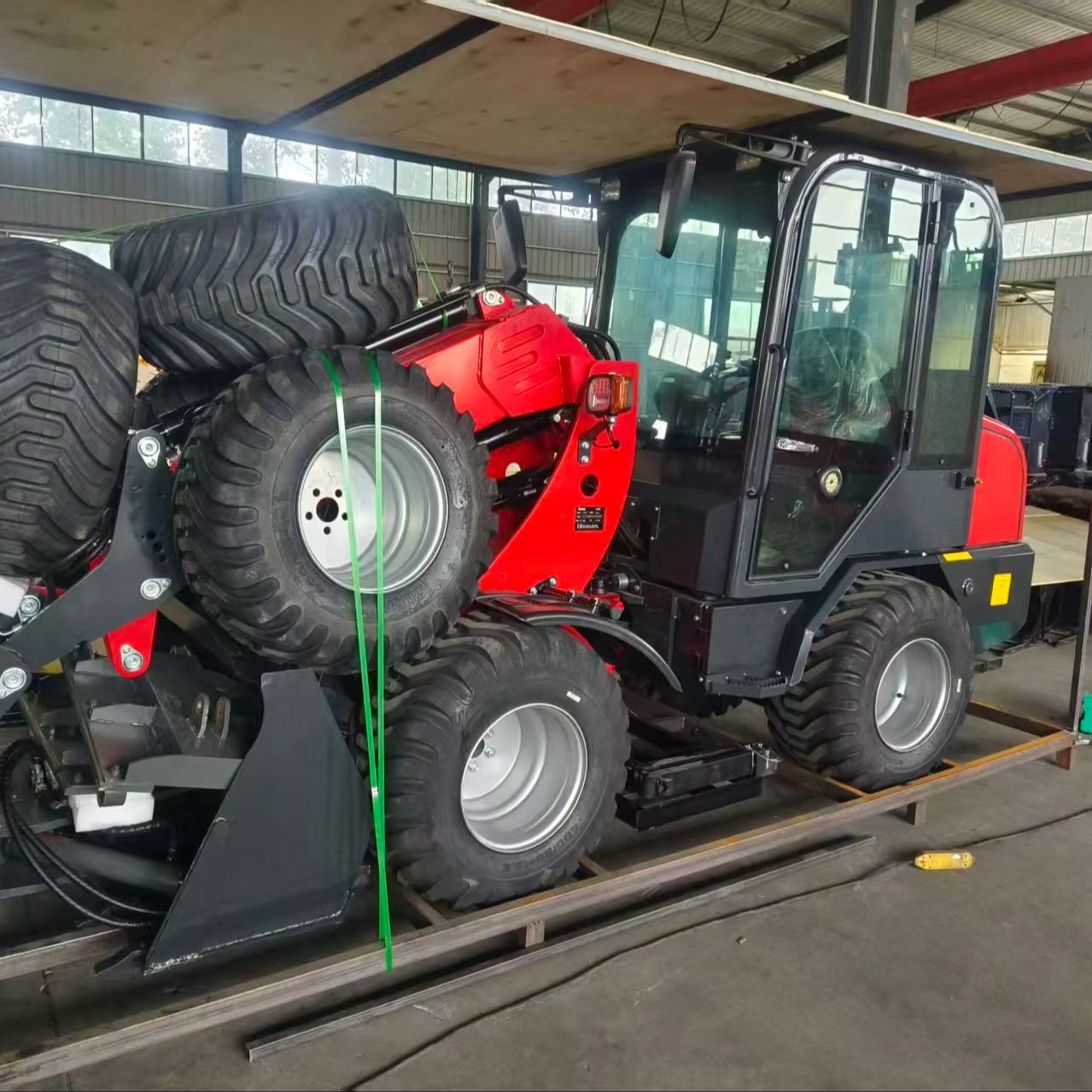 Heavy Equipment Loader - カスタムCEユーロ5 ZL918Xコンパクト伸縮式ローダー（資材運搬、農場建設、造園プロジェクト用）