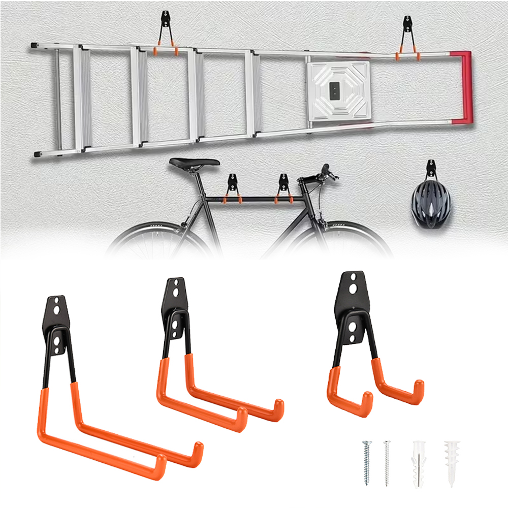 頑丈な壁掛けメタルフック ガレージオーガナイザー 自転車/は - Heavy Equipment Storage のレビューと価格
