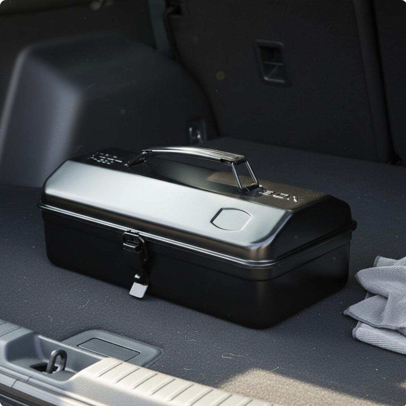鉄製ツールボックス 重厚型頑丈な金属製収納箱 車載用ポータブ - Heavy Equipment Storage のレビューと価格