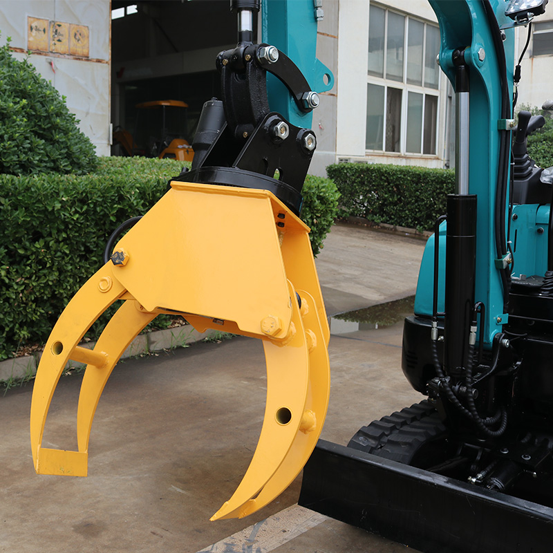 ミニショベル用ロググラップル、効率的な木材グラバー、建設解体 - Heavy Equipment Parts のレビューと価格
