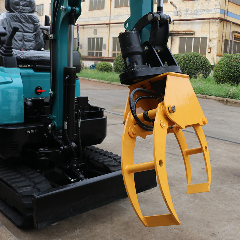 ミニショベル用ロググラップル、効率的な木材グラバー、建設解体 - Heavy Equipment Parts のレビューと価格