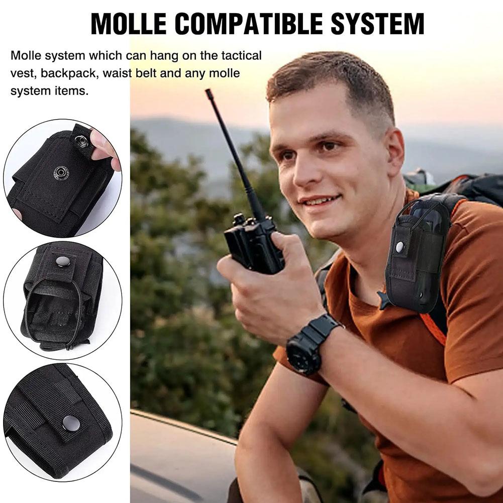 タクティカル無線ホルダーMOLLE無線ポーチケース、ヘビーデ - Heavy Equipment Storage のレビューと価格